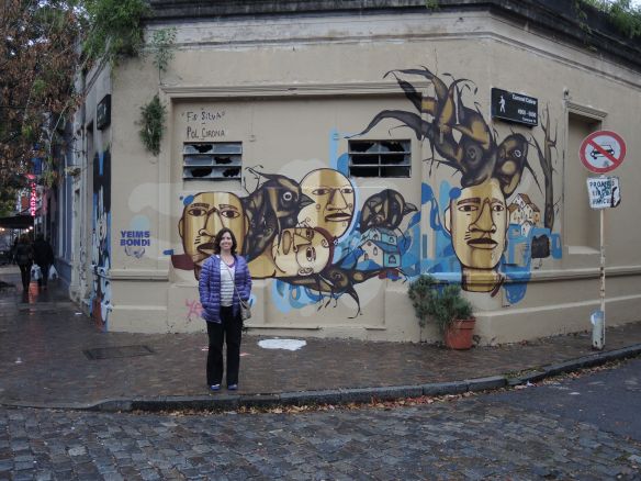 Street art in Palermo SoHo Buenos Aires.