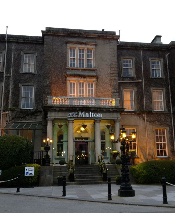 Entrance to The Malton Hotel in Killarney, Ireland.