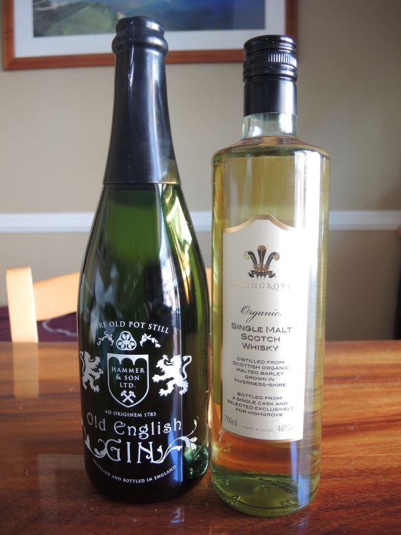 Travel treasures gin and whisky