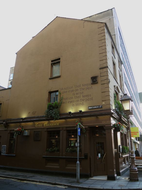 The Garrick pub on Montgomery Street, Belfast.
