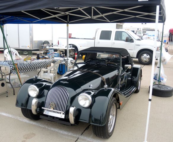Morgan automobile at Coronado Speed Festival in San Diego for Vintage car racing