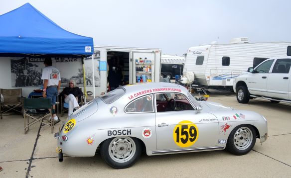 A vintage Porsche at Coronado Speed Festival