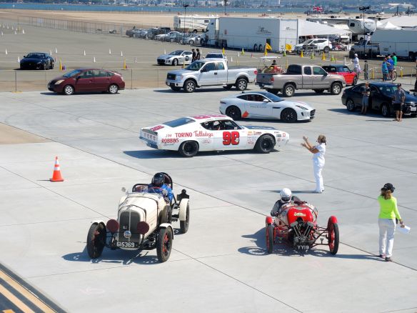 Pre-war race cars at Coronado Speed Festival