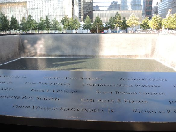 9/11 Memorial at the World Trade Center in New York City