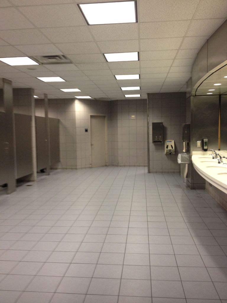 IAH Houston Airport bathroom