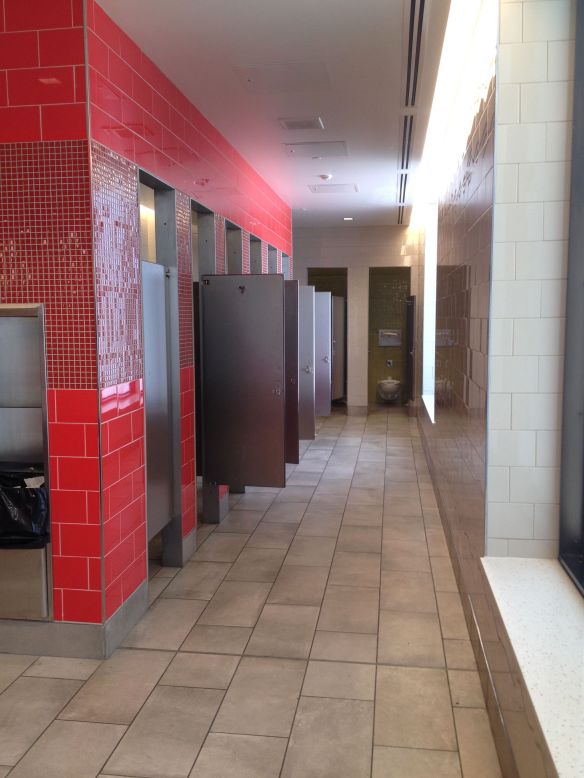 PHL Philadelphia Airport bathroom stalls