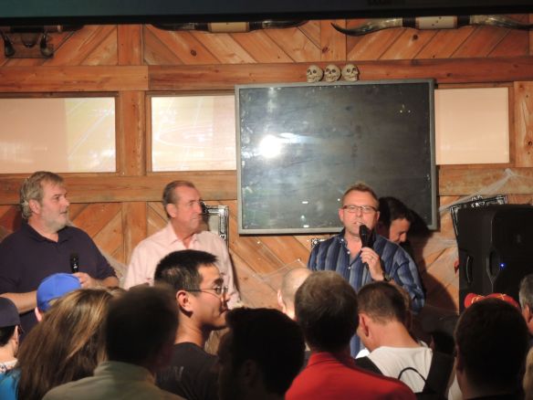 Steve Matchett, David Hobbs and Leigh Diffey from F1 on NBC Sports