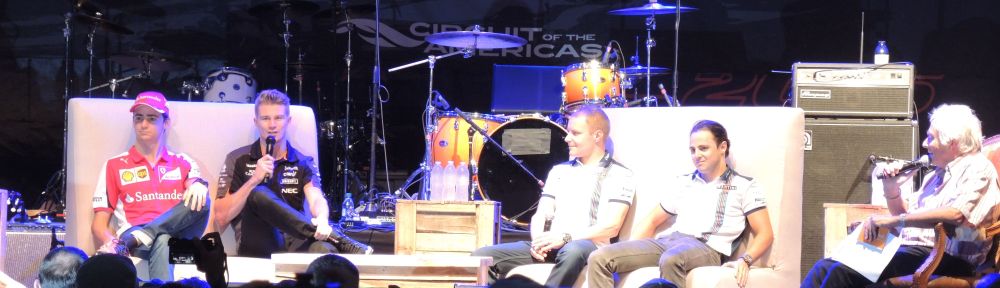 COTA Formula 1 Fan Fest Gutierrez Hulkenberg Bottas Massa