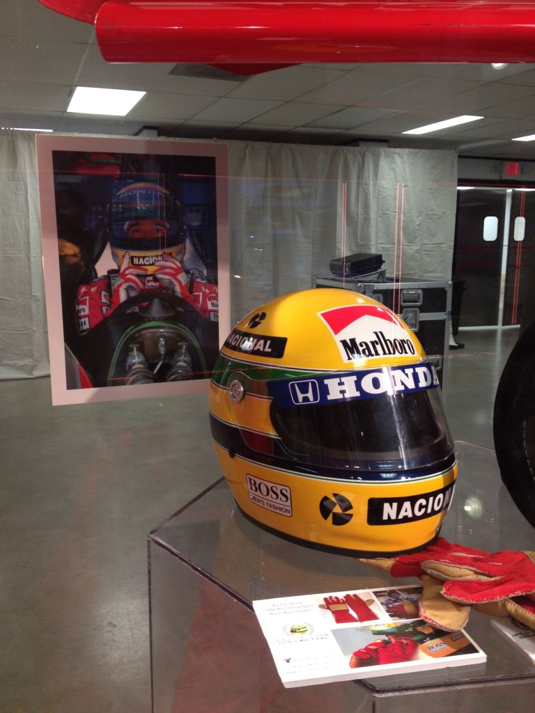 Aryton Senna helmet Formula 1 USGP Austin