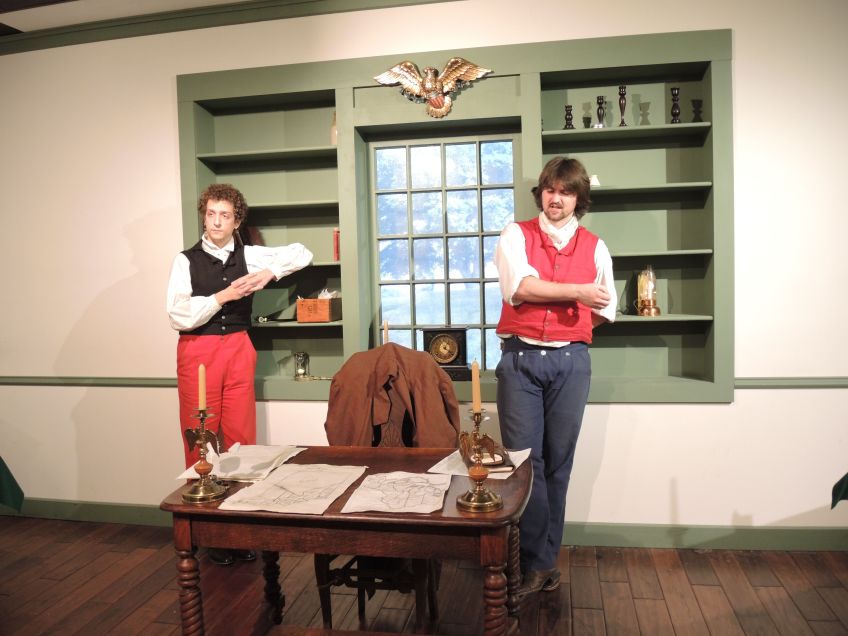 Founding of Indiana exhibit at Indiana Historical Society in Indianapolis