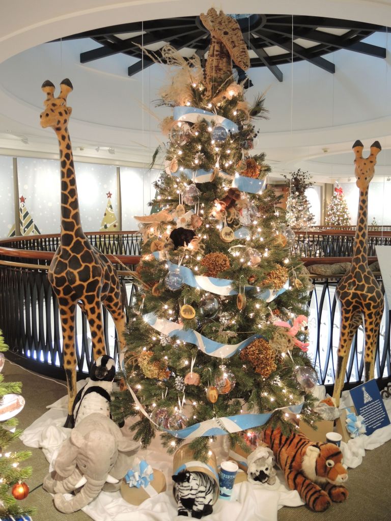 Zoo Christmas tree at Indiana Historical Society Festival of Trees