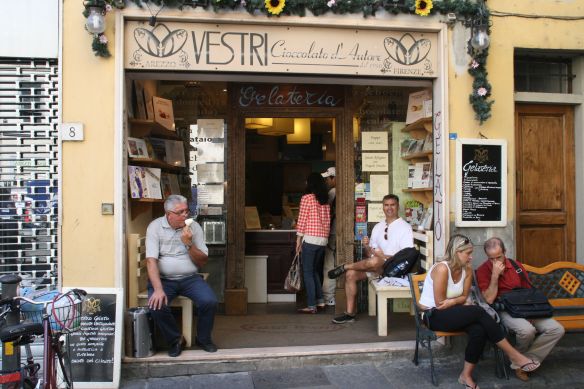 Vestri gelateria in Florence Firenze Italy