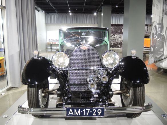 1931 Bugatti Type 50 S on display at Petersen Automotive Museum
