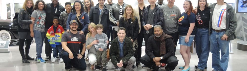 LA F1 Fans group photo before our Petersen Automotive Museum tour