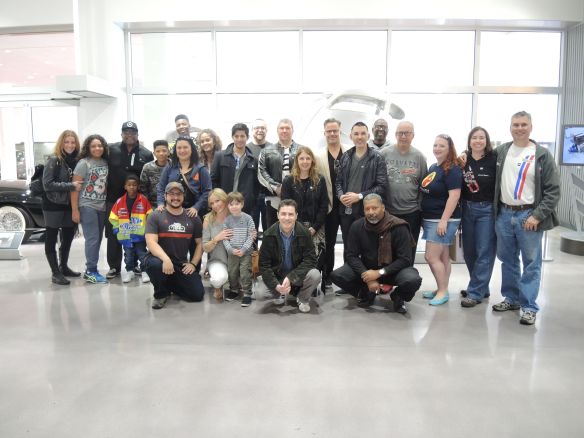 LA F1 Fans group photo before our Petersen Automotive Museum tour