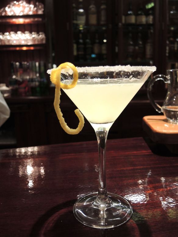 The award-winning Lembuca coctkail with gin by Jerry at the Malton Hotel, Killarney, Ireland