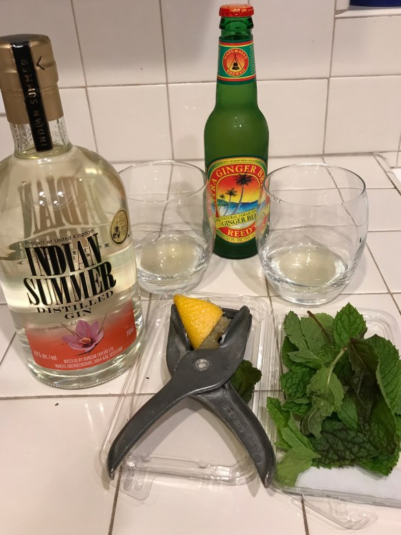 The Indian Spice cocktail with Trader Joe's Extra Ginger Beer