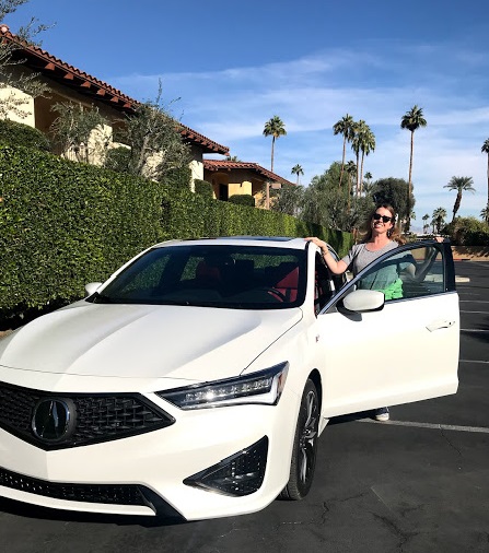 Kiera Reilly with Acura ILX for A Girls Guide to Cars #drive2learn conference
